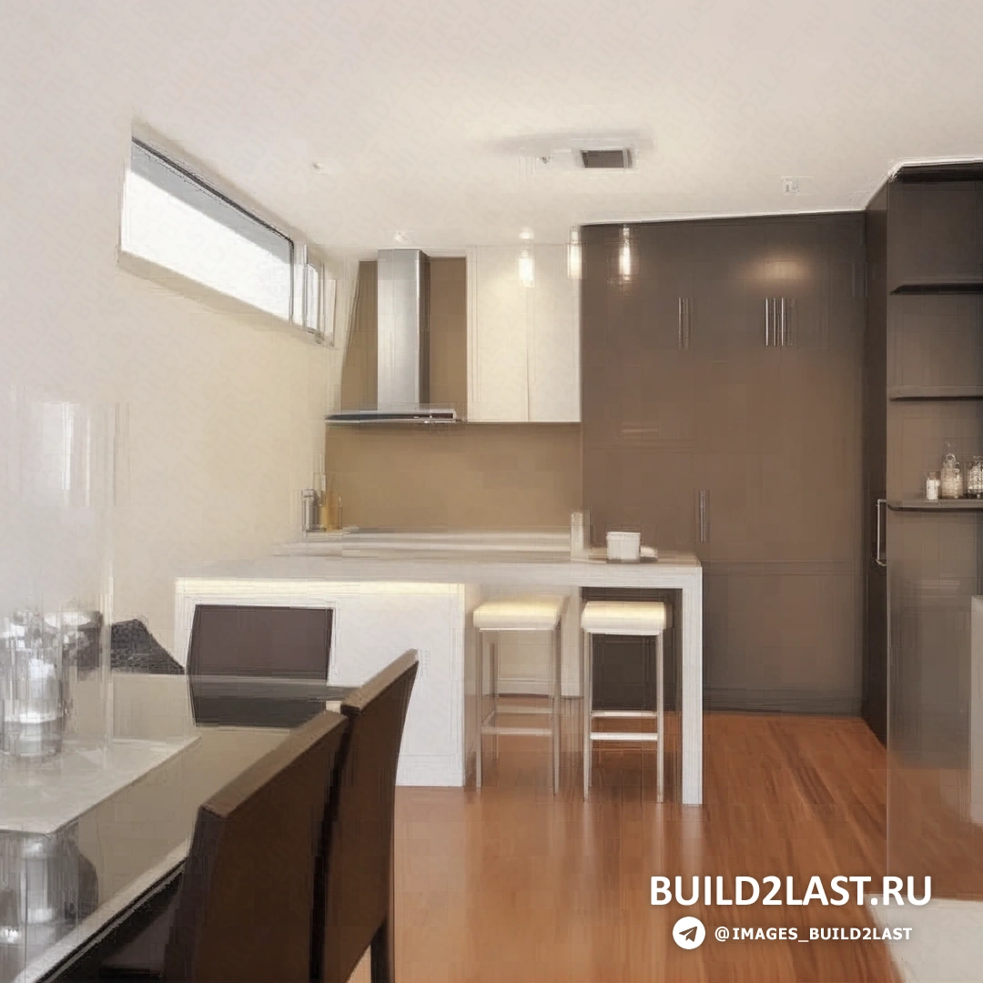 Элегантная кухня с островом и современными бытовыми приборами в доме в Австралии