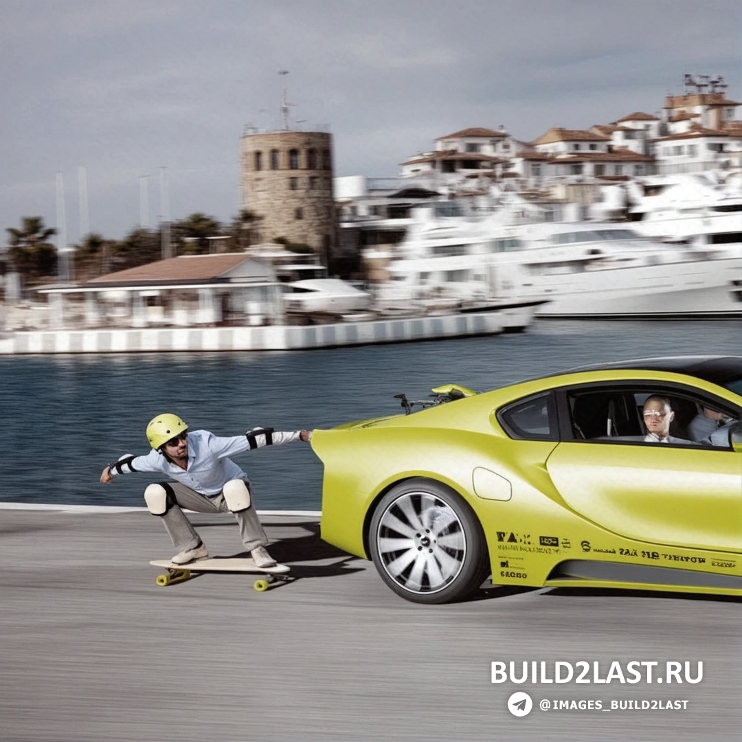 Гибридный спорткар Etos от Rinspeed на фоне городской улицы