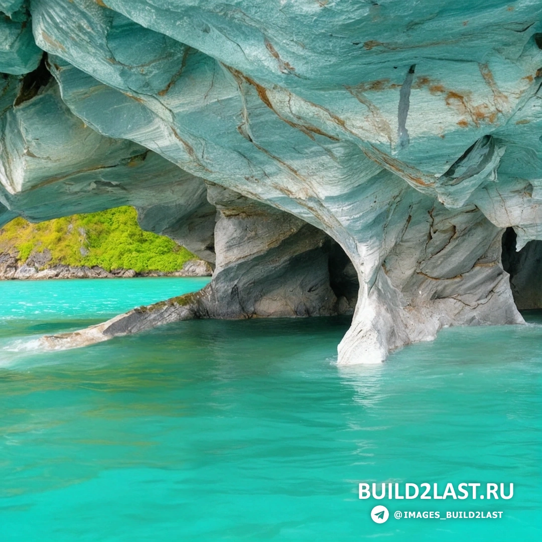 Мраморная пещера в Чили, одно из природных чудес Патагонии.