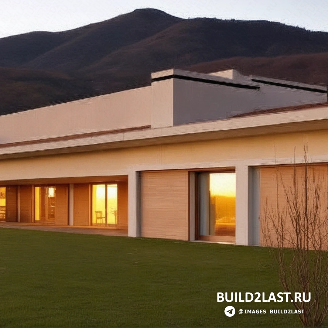 Резиденция "Авила" в вечернее время с освещением фасада и окрестными деревьями