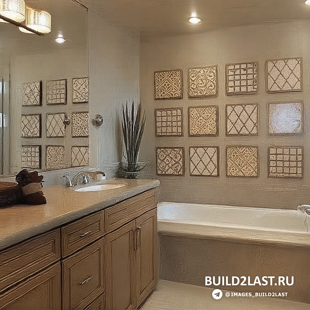 Внутренний двор резиденции с водоемом и декоративными растениями