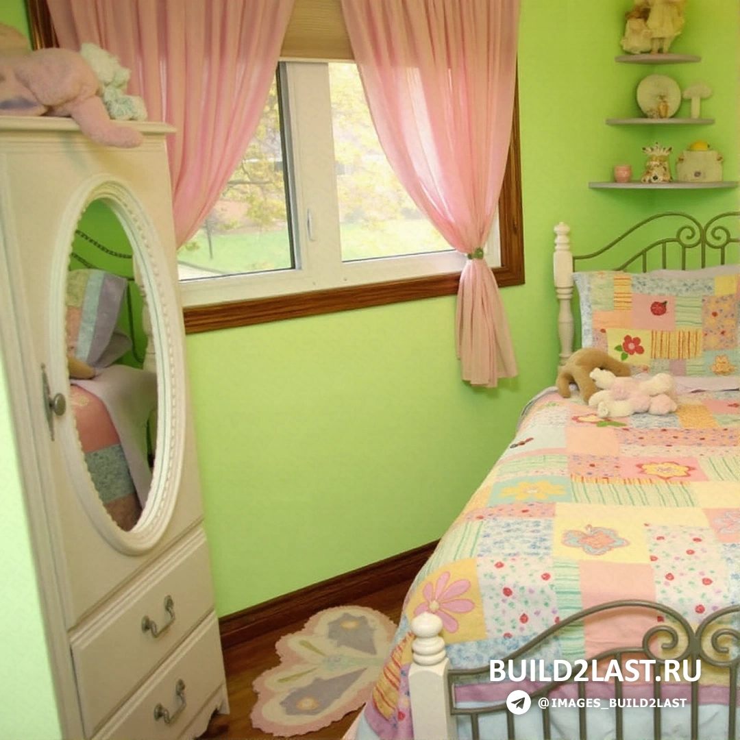 Зеленый и голубой цвета, создающие ощущение свежести и прохлады